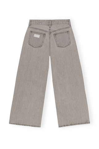 Ganni - Calça Jeans Larga Future Denim
