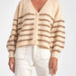 Elan - CARDIGAN COM DECOTE EM V PROFUNDO