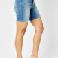Judy Blue - High Waist Tummy Control Double Button Bermuda Denim Short