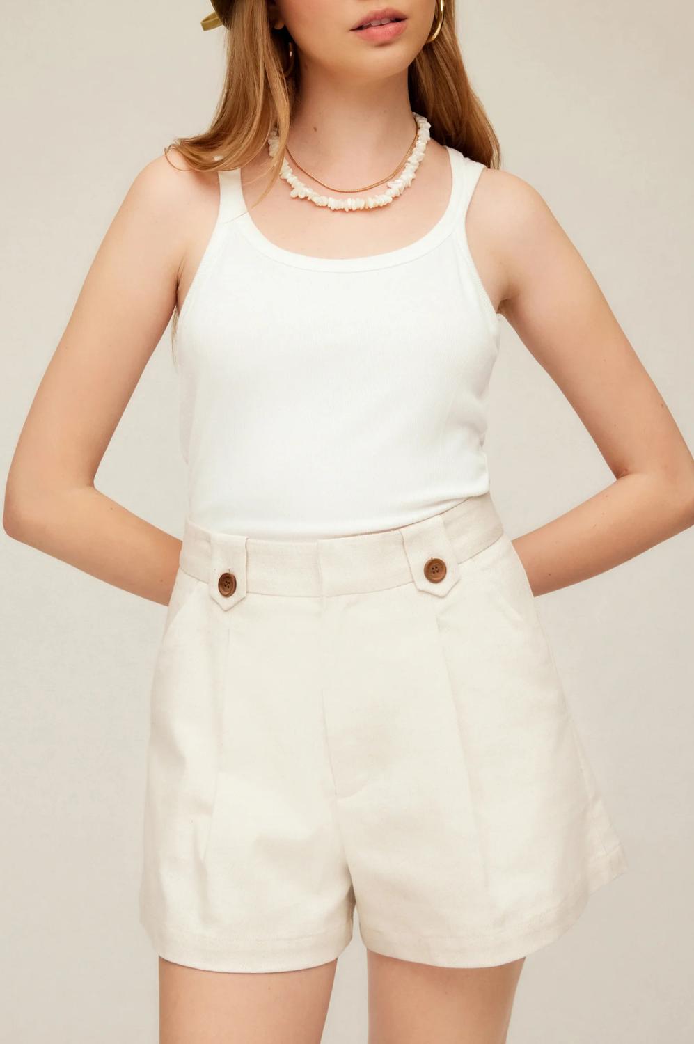 Fifteen Twenty - Cassidy Pleated Shorts
