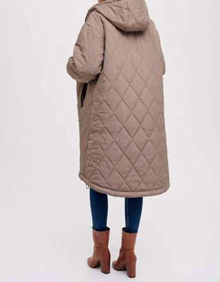 Bluivy - Longline Quilted Puffer Jacket