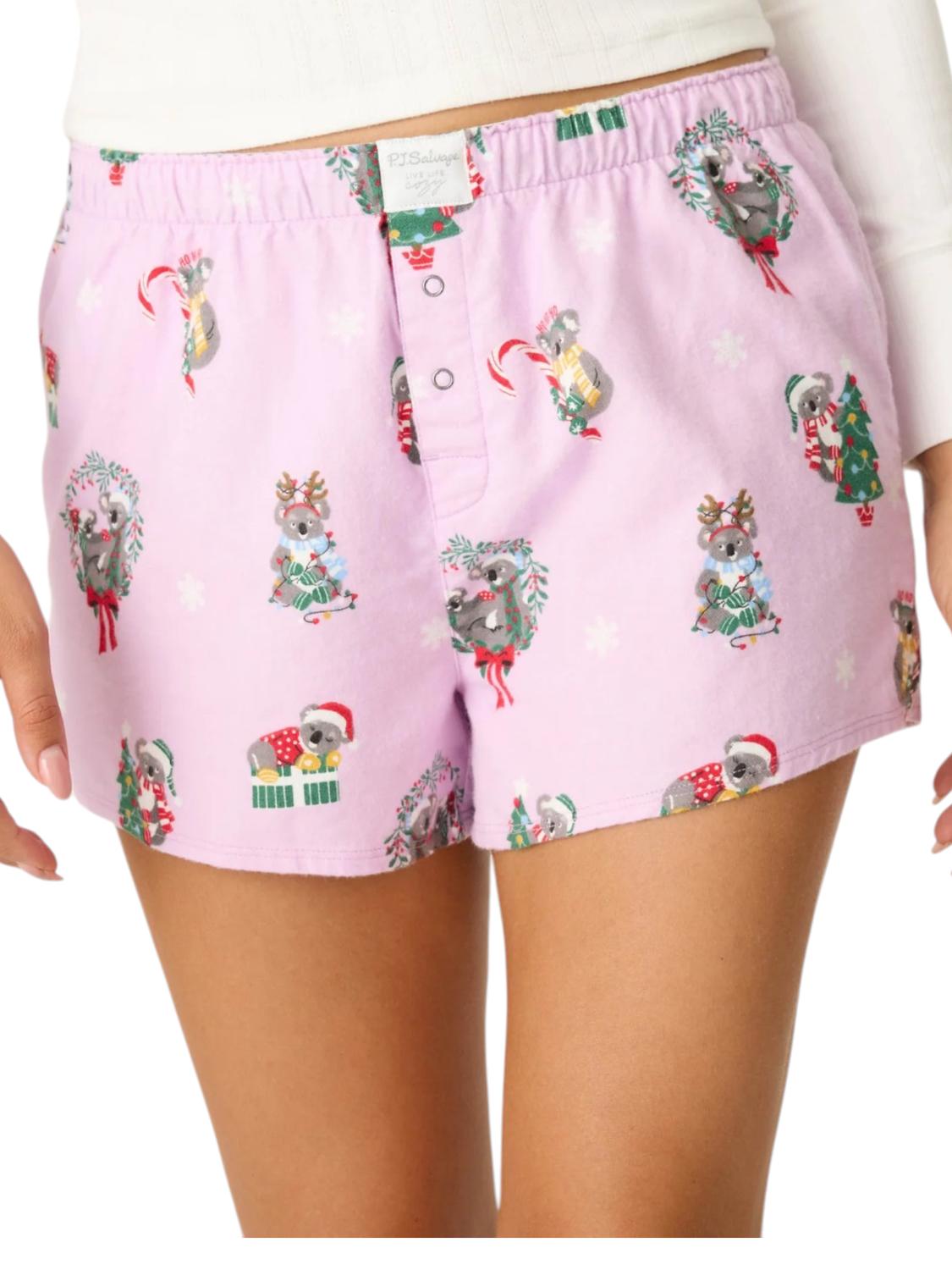 Pj Salvage - Glow Flannel Shorts