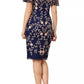 Adrianna Papell - Lutter Sleeve Sheath Sequin Dress
