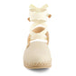 Andrea - Women's Textile Ribbon Lace Flats