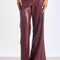Elan - Faux Leather Wide Leg Pant