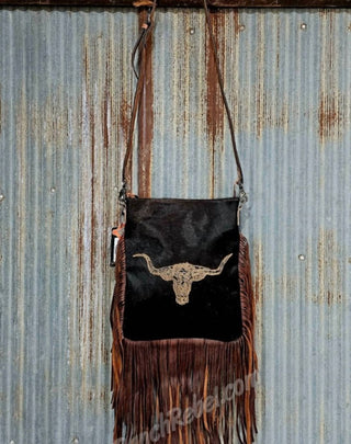 American Darling - Longhorn Cowhide And Leather Bag