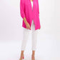 Frank Lyman - Shawl Collar Hip-length Blazer