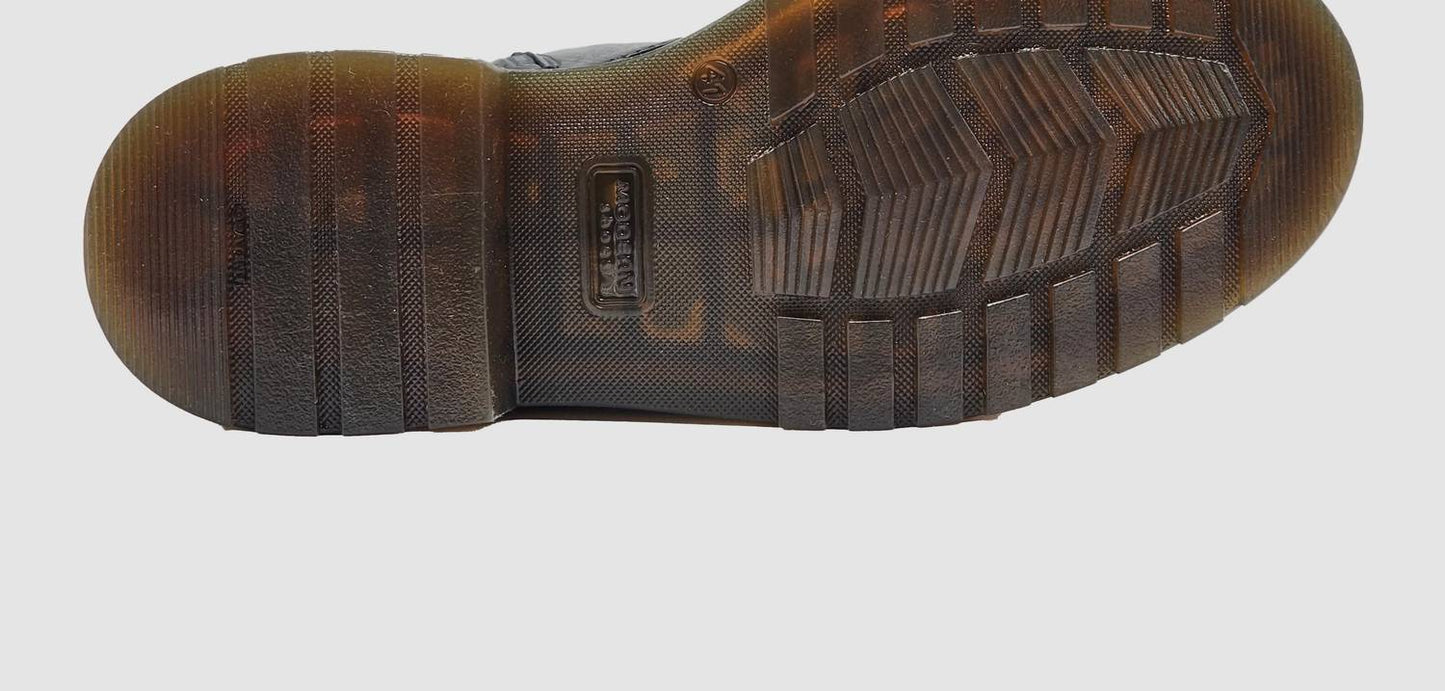 Kcr Group - Women's Premium Leather Zip-Up Boots