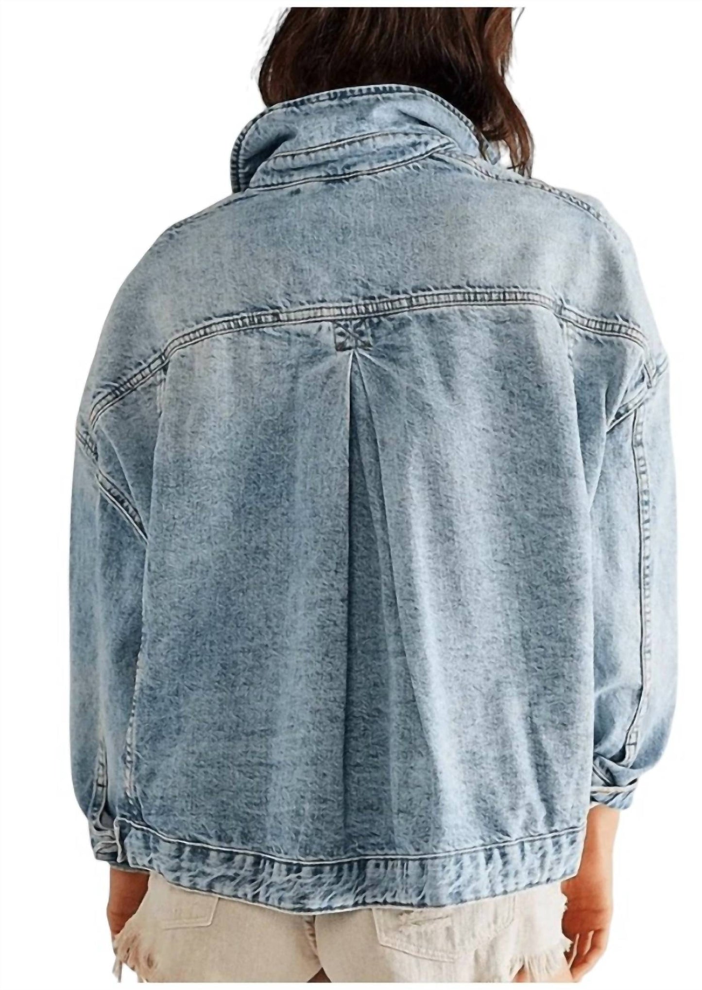 Dipped Shop - Trendy Loose Solid Jacket