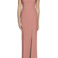 THE DESSY GROUP womens Dessy Collection Off-The-Shoulder Gown  10  Pink