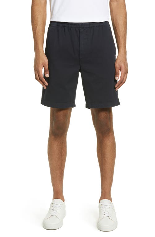 Norse Projects Men's Evald Pull-On Cotton Shorts in Dark Navy, Size Medium
