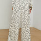 L'Agence - Lillian Polka Dot Wide Leg Pant