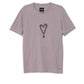 On This Day - Exclamation Heart Graphic Short Sleeve Knit Tee