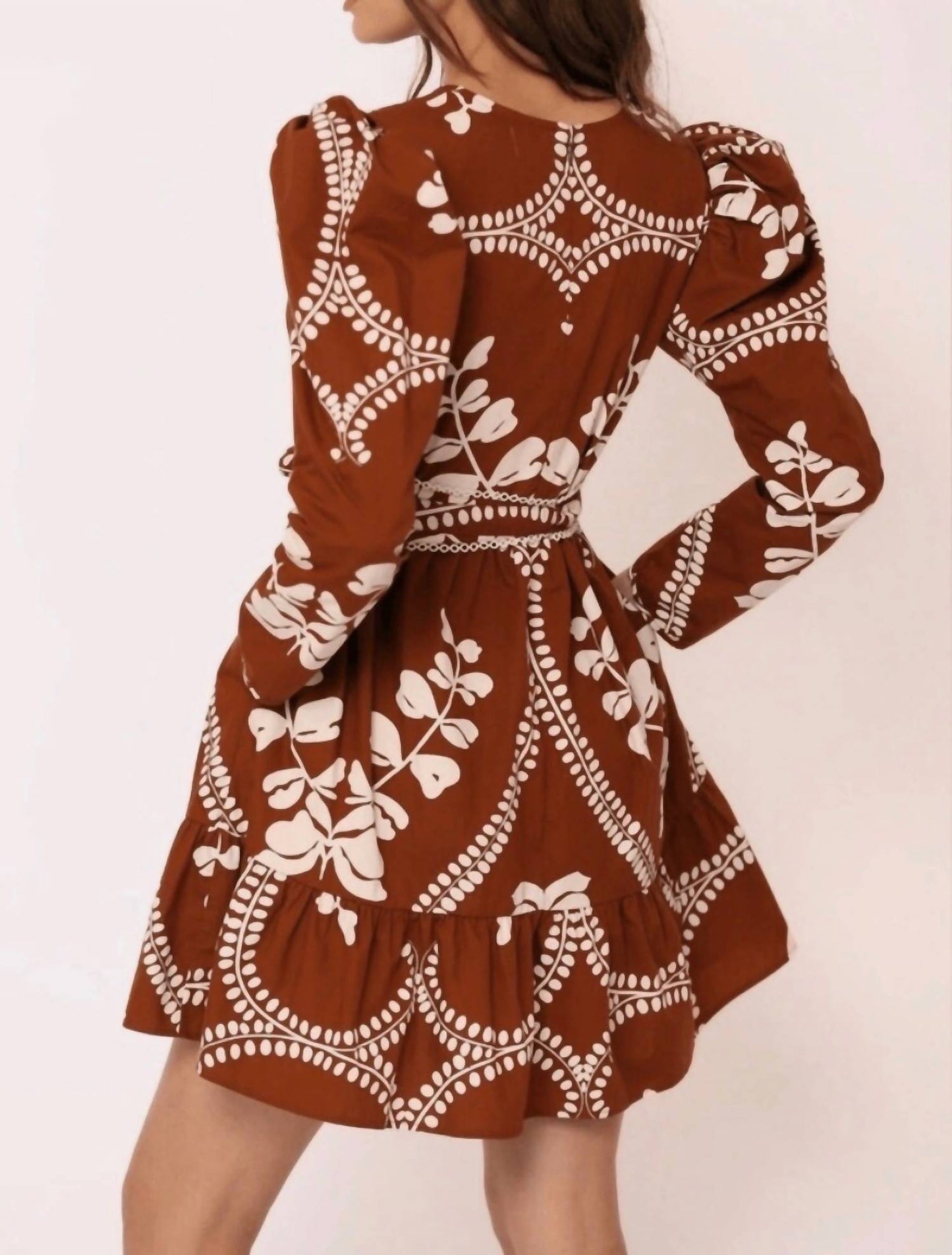 Beyond By Vera - Heidi Long Sleeve Mini Dress