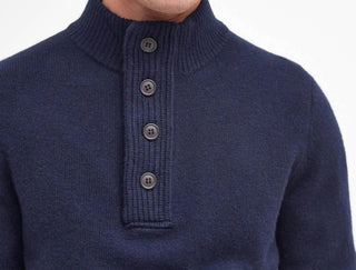 Barbour - Essential Patch Half Zip Sweater