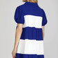 She + Sky - Color Block Tiered Dress