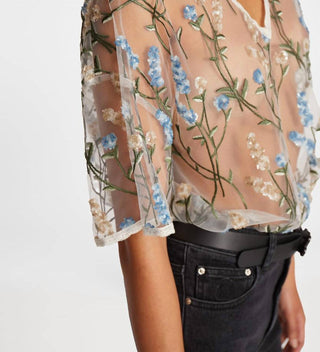 Munthe - Blusa Floral Ulfin