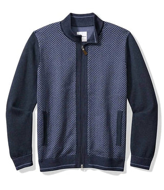 Tommy Bahama - Men's Stone Town Full Zip Sweater Jacket