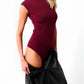 Olivaceous - Jess Mock Neck Bodysuit
