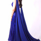 Ava Presley - Fitted Sequin Evening Gown With Cascading Sash