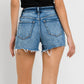 Vervet By Flying Monkey - High Rise Raw Hem Denim Short