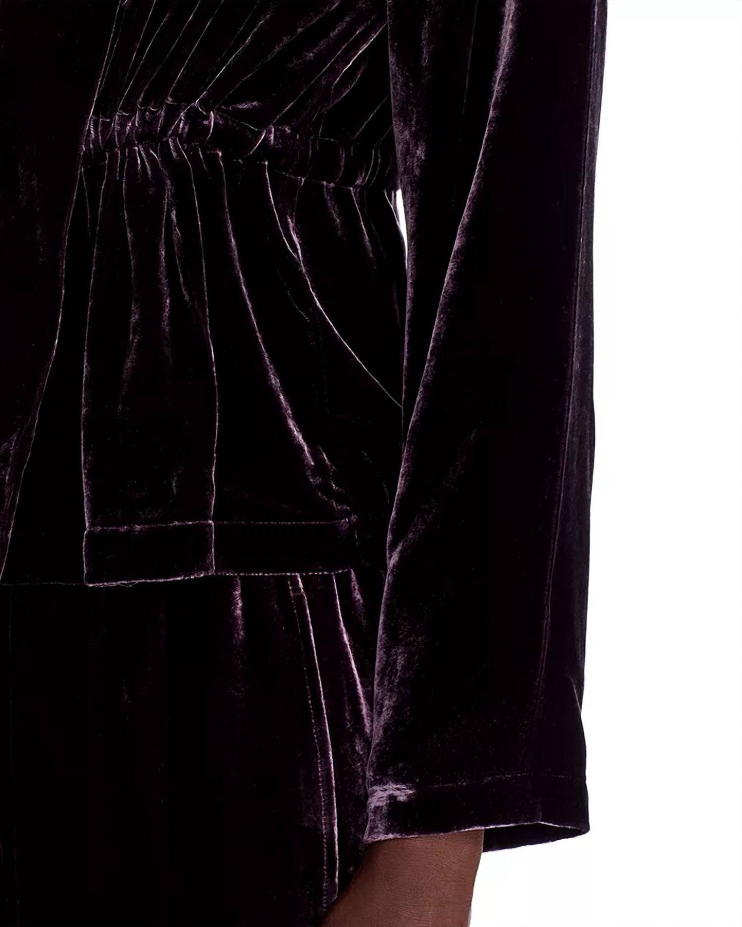 Eileen Fisher - High Collar Velvet Jacket