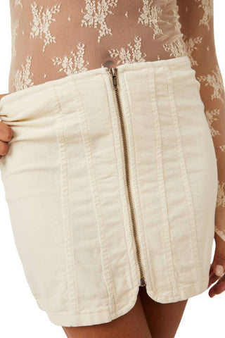 Free People - Layla Cord Mini Skirt