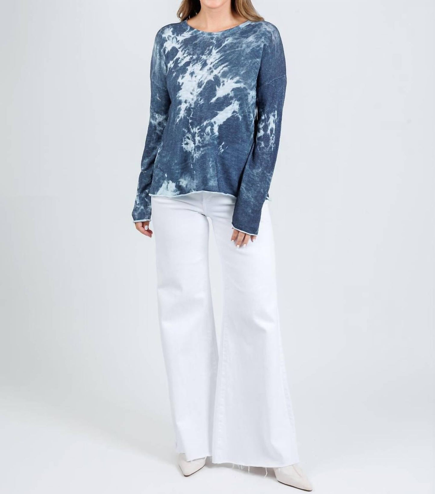 J. Society - Tie Dye Long Sleeve Crew Sweater