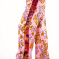 Aratta - Golden Aurela Floral Print Elastic Waist Pants