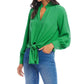 Karen Kane - Long Sleeve Tie-Front Top