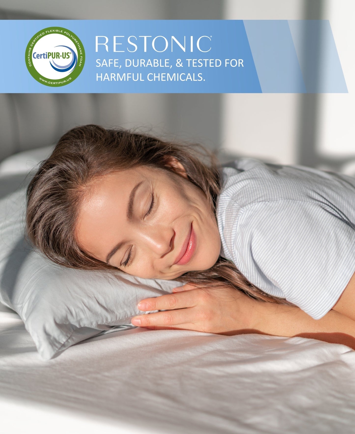 Restonic ComfortCare Hybrid Restful Nights Euro Top Plush Queen Mattress