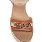 Nerogiardini - Women's Chain Ankle Strap Platform Wedge