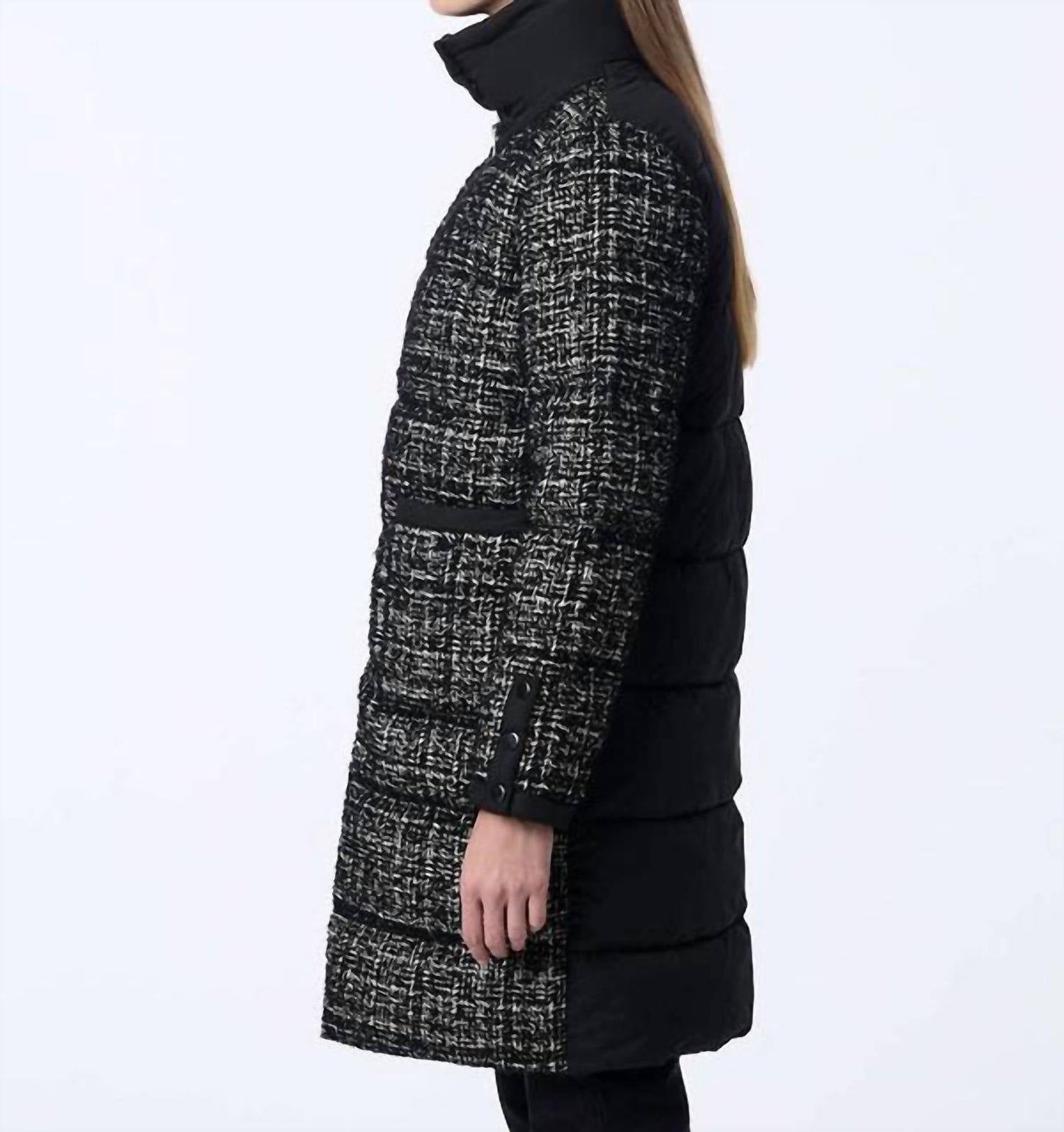 Bernardo - TWEED ZIP COAT