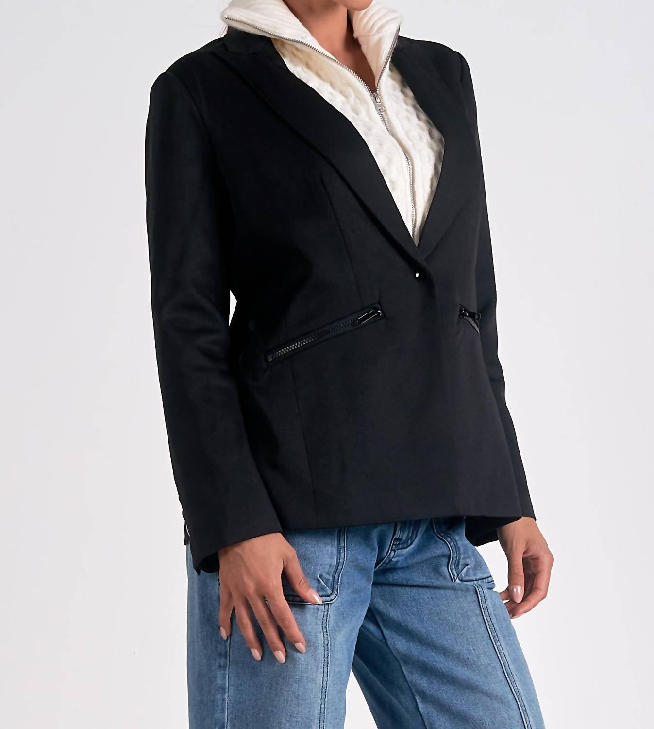 Elan - Harper Blazer Hoodie