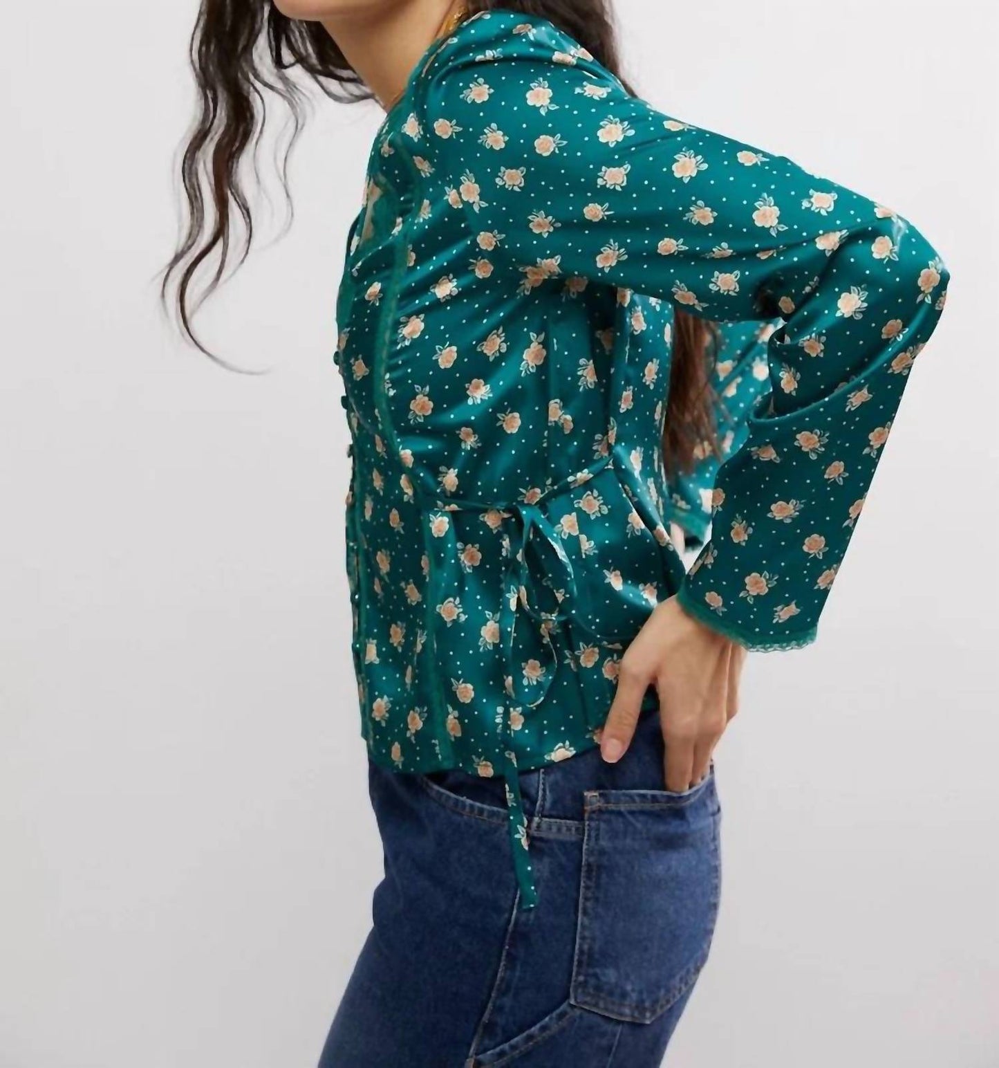 Free People - Field of Roses Blouse