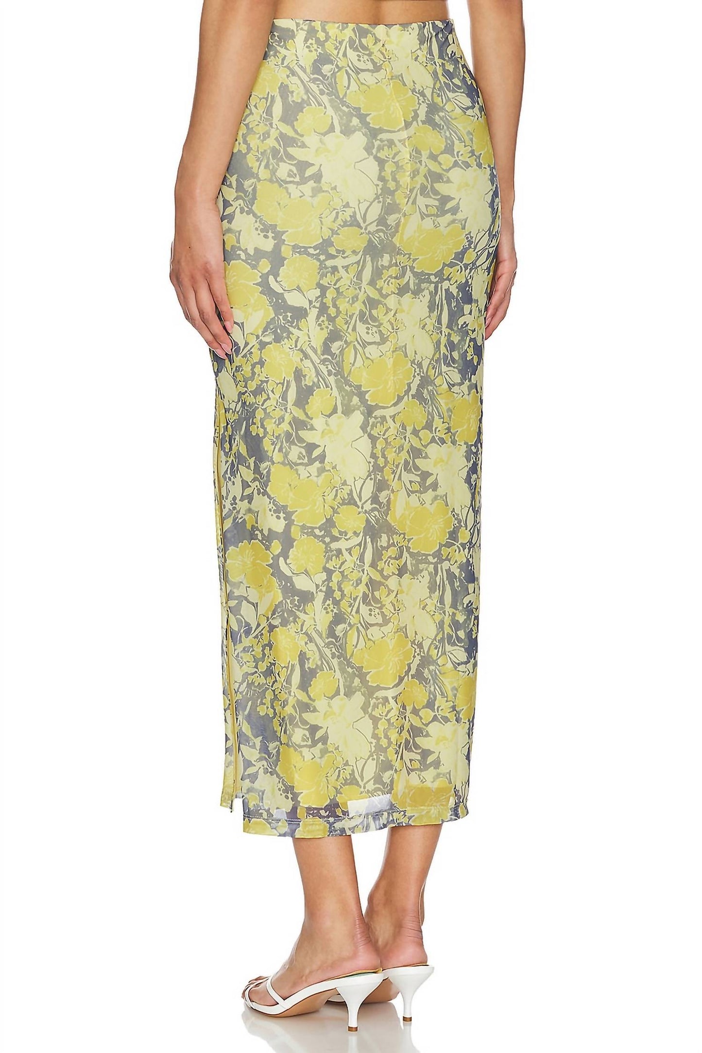 Free People - ROSALIE MESH MIDI SKIRT