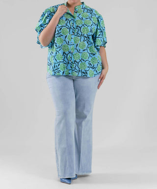 De Loreta - Blusa Daniela com botões - Plus