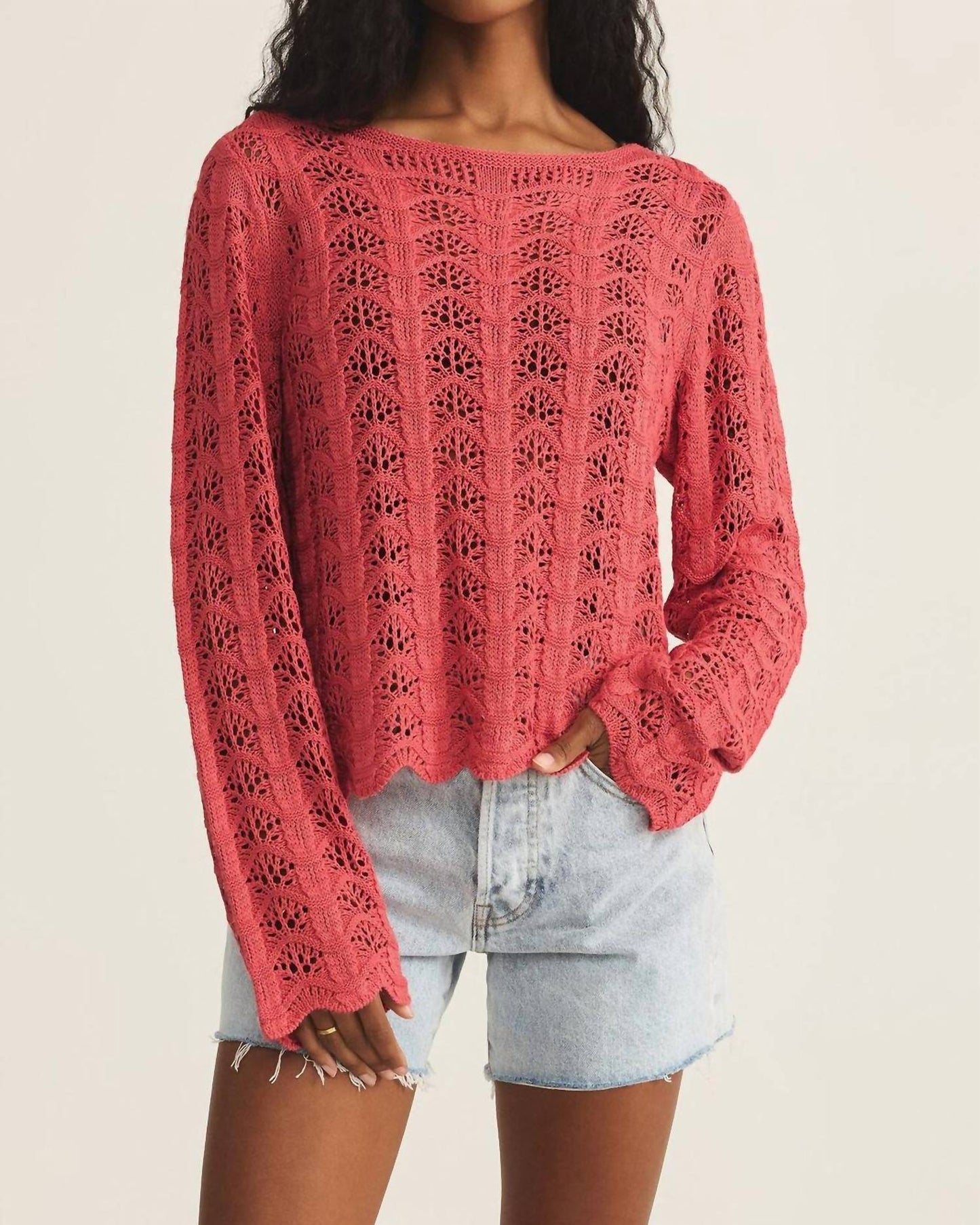 Z Supply - Azura Crochet Sweater