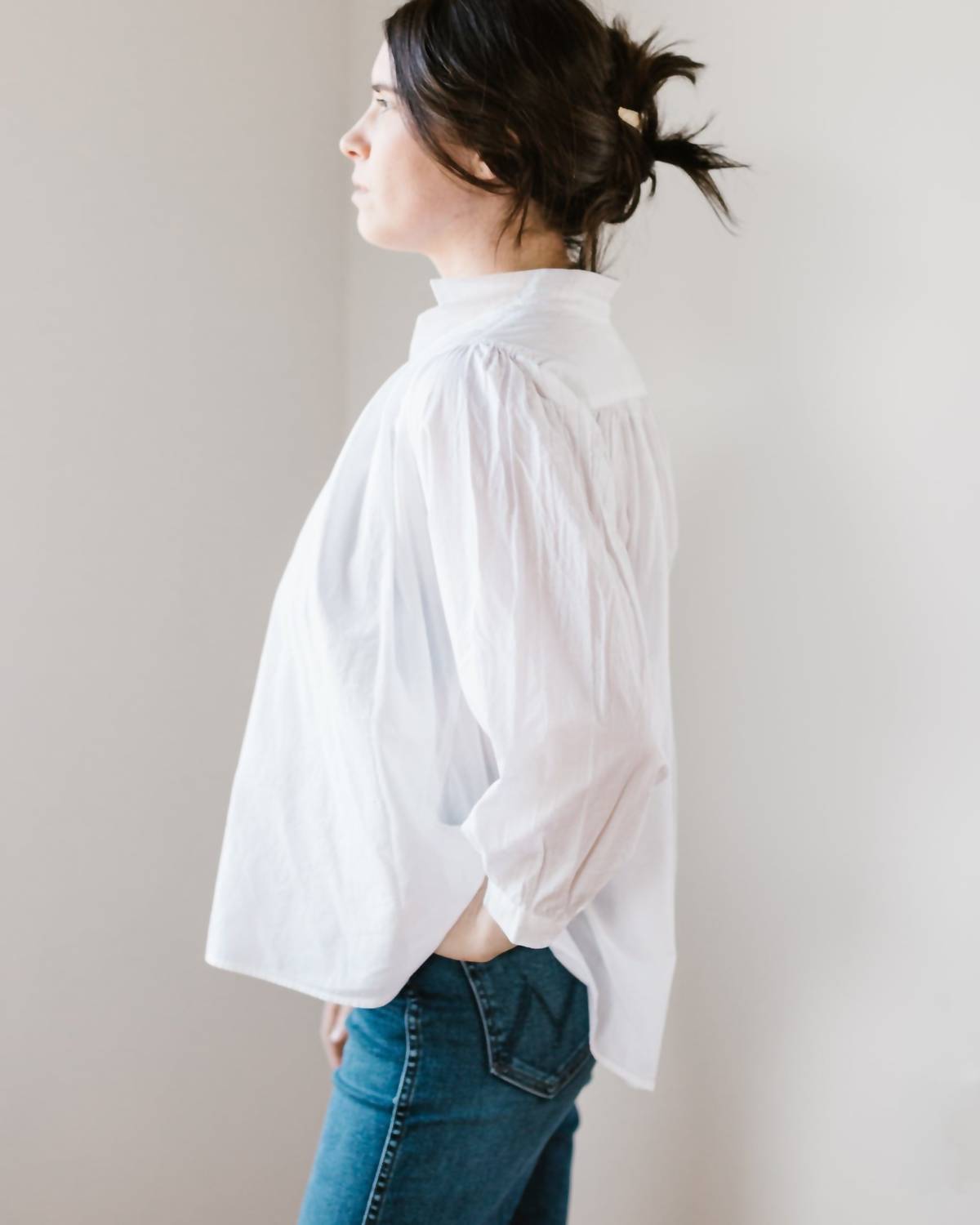 A Shirt Thing - Flora Collared Button Down Shirt