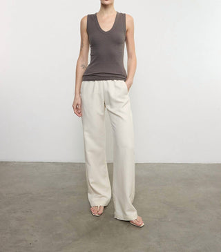 Enza Costa - TEXTURED RIB SLEEVELESS U TOP