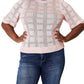 Double Take - Chic Ribbed Round Neck Knit Top