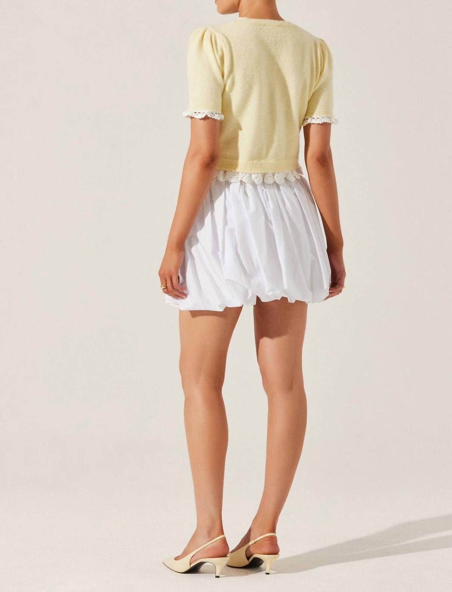 Astr - Libi Bubble Mini Skirt