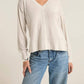 Z Supply - Wilder Cloud V-Neck Long Sleeve Top