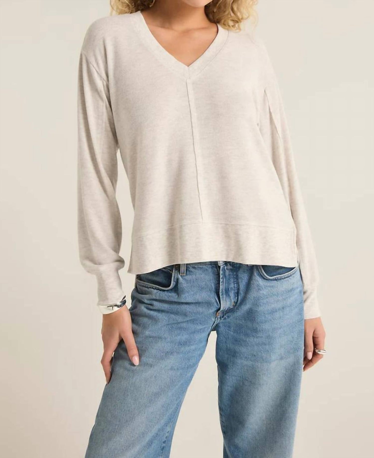 Z Supply - Wilder Cloud V-Neck Long Sleeve Top