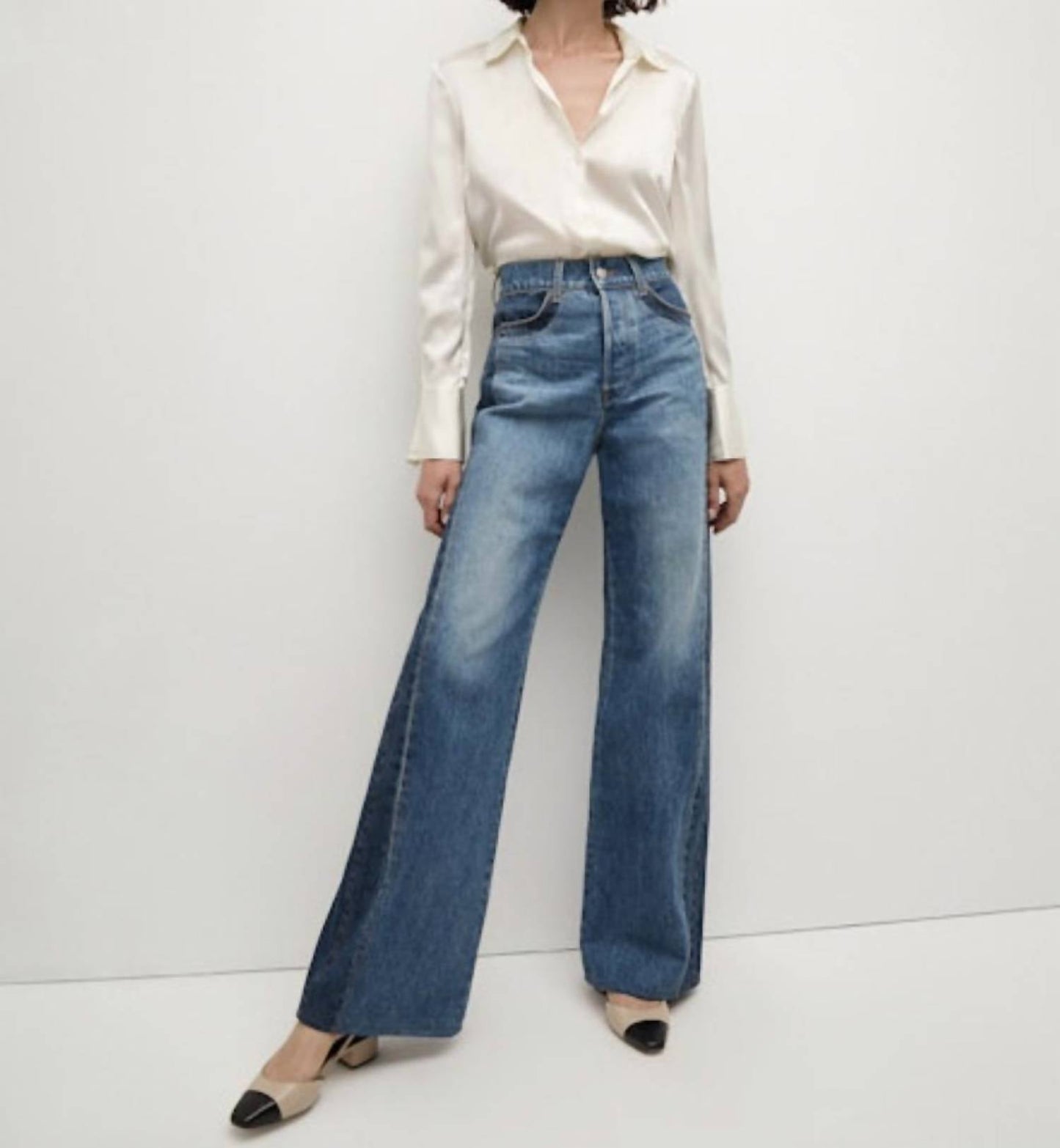 Veronica Beard - Monique Silk Button Down Shirt