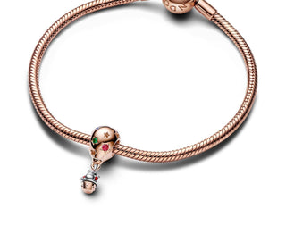 Pandora - Women's Two-tones Santa Claus In Hot Air Balloon Charm