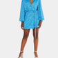 Buddylove - Adeline Sequin Wrap Dress