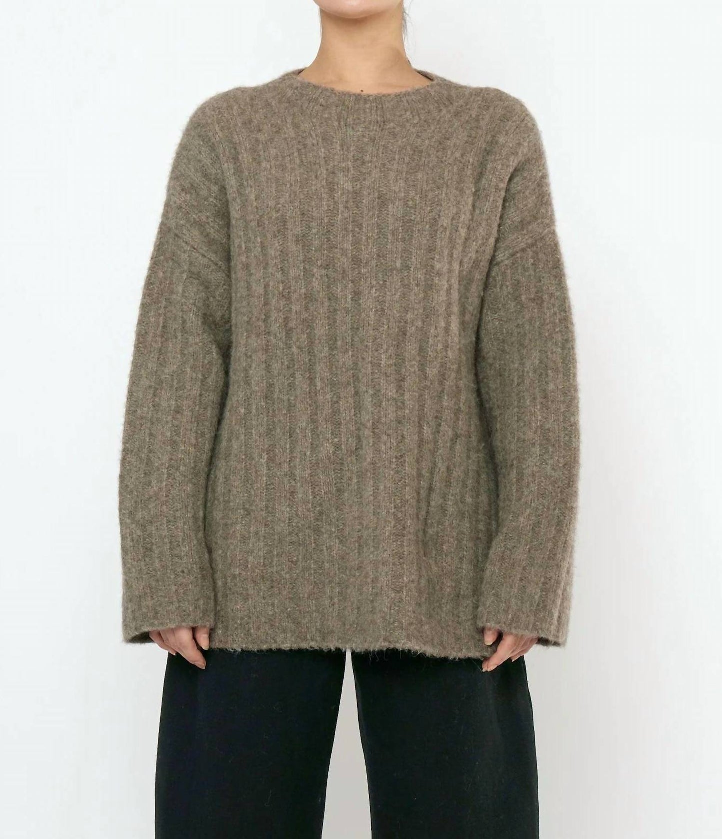 7115 By Szeki - Chunky Mockneck Sweater