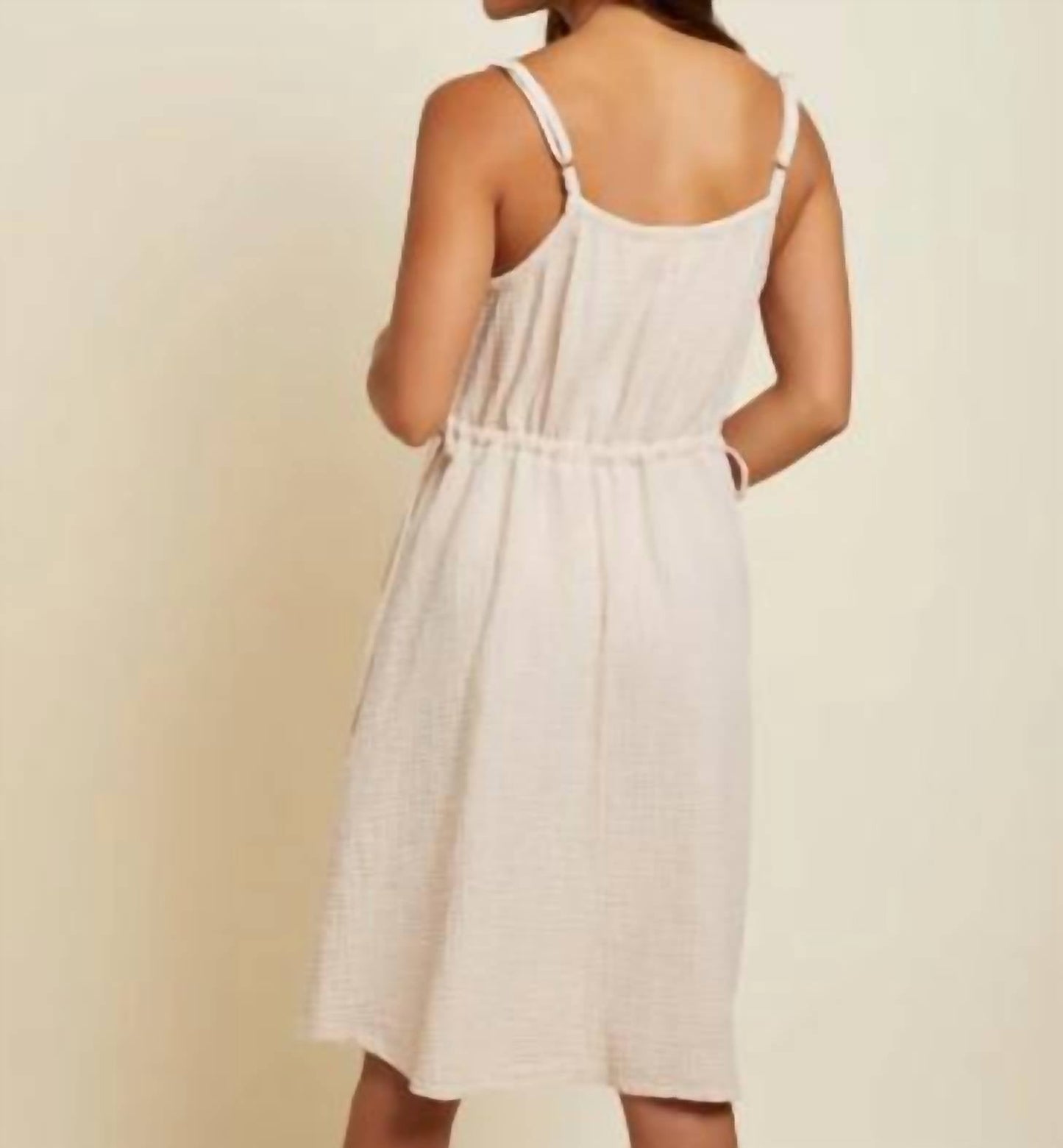 Nation Ltd - Jenessa Side Tie Gauze Dress