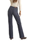 Rock & Roll Cowgirl - High-rise Tonal Stripe Boot Cut Jean
